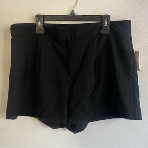 a new day Women's High Waist Black Shorts